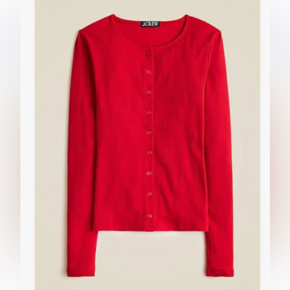 J.Crew Fine Rib Knit Cardigan